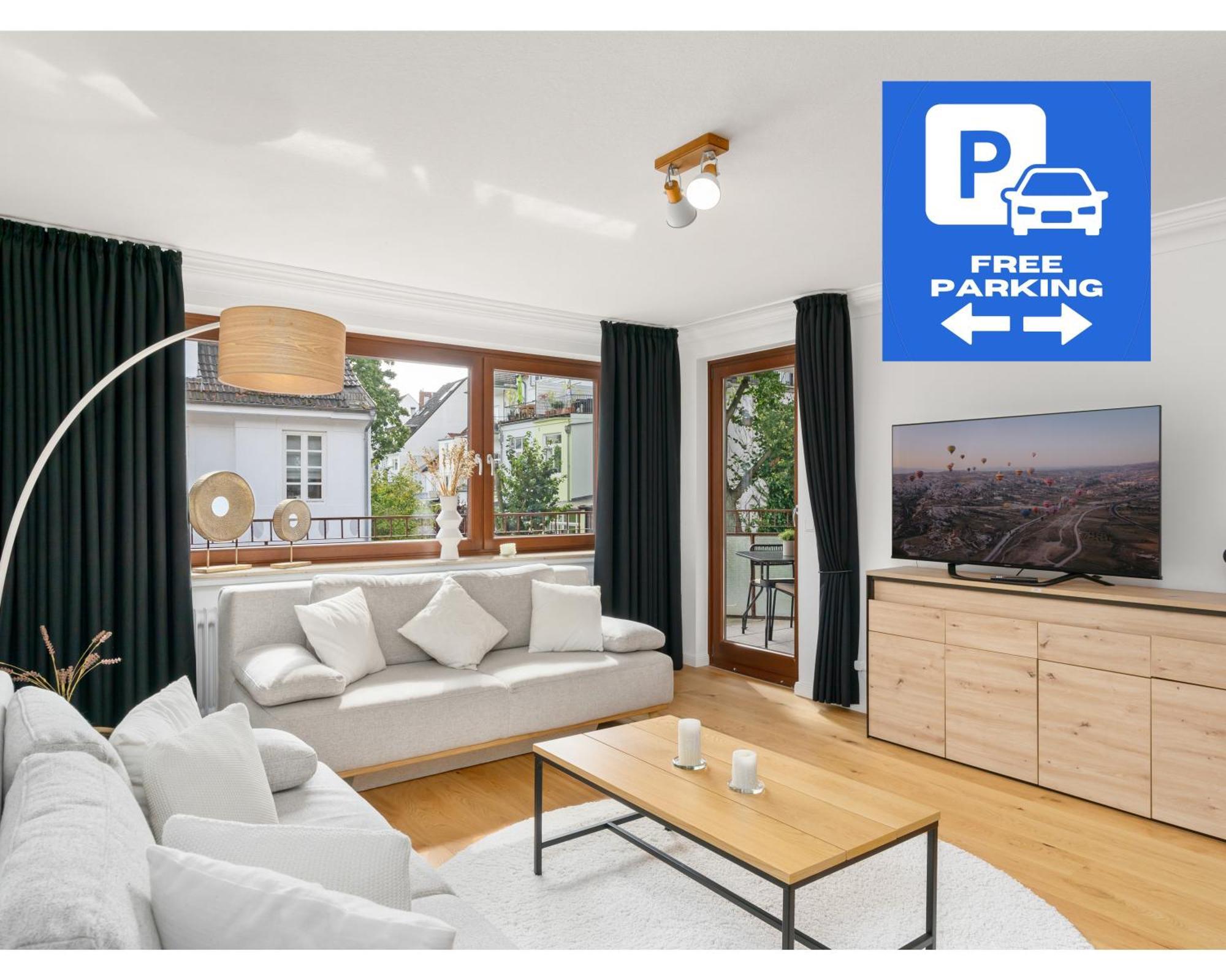 Mel&Bens Modern Oak-Apartments Fuer Bis Zu 12 Personen BRE Buitenkant foto